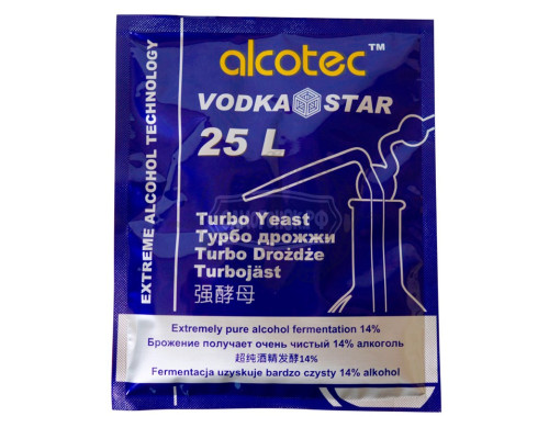 Спиртовые дрожжи ALCOTEC VODKA STAR 66 гр