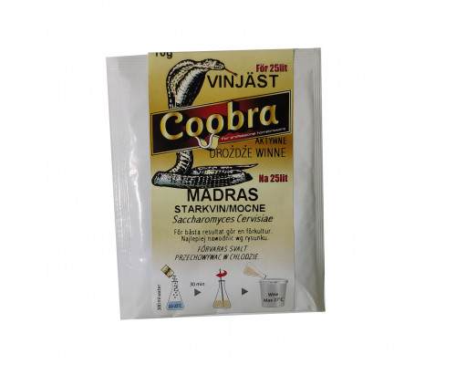 Дрожжи винные COOBRA JÄST MADEIRA